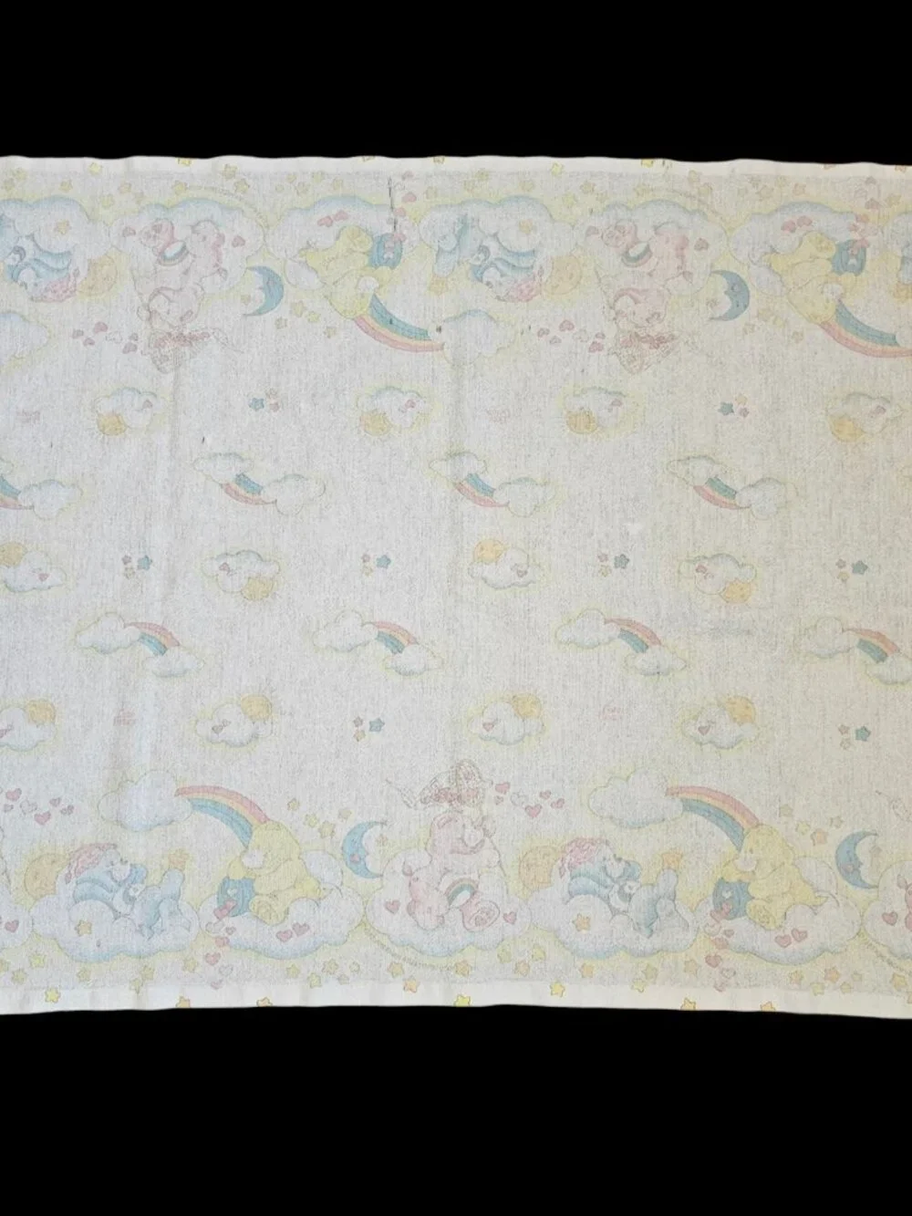 VTG Care‎ Bears Baby Receiving Blanket Pastel Beacon 80s Rainbows
